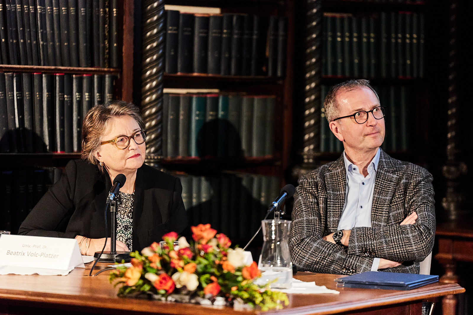 Univ.-Prof. Dr. Beatrix Volc-Platzer und Univ.-Prof. Dr. Harald Sitte